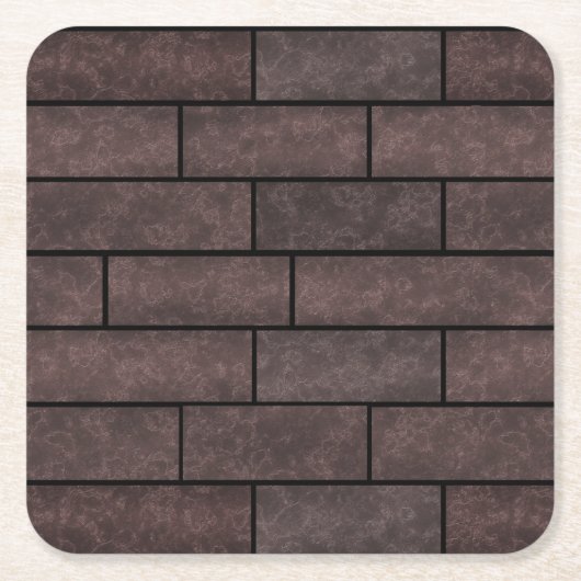 ロフト、ブリック スクエアペーパーコースター (正面)