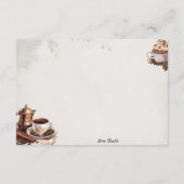 ロフランスのスト基本空白のレシピカード エンクロージャーカード (裏面)