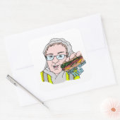 ロブとランチ！ スクエアシール (封筒)