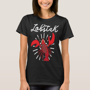 ロブスタクロフィッシュイーターシーフードロブスター Tシャツ