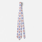 ロブスターおよびいかり ネクタイ (正面)