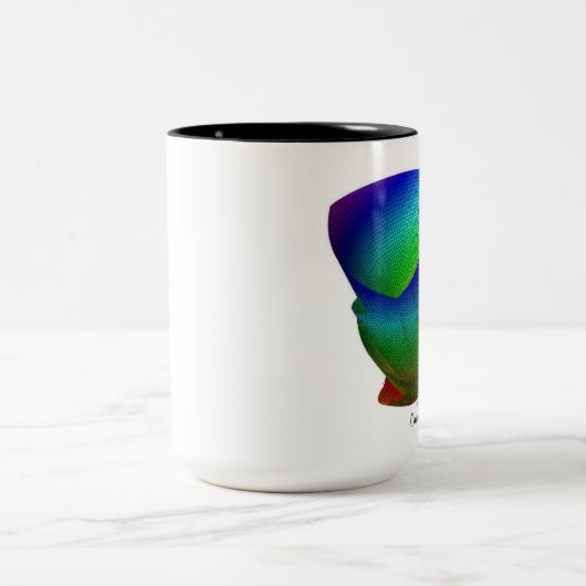 ロブスターとしてカルメンMiranda ツートーンマグカップ (中央)