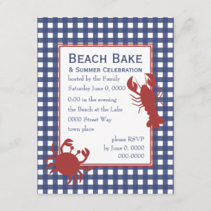 ロブスターとカニ 招待状