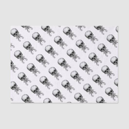 ロブスターのスカル 薄葉紙 (正面)