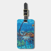 ロブスターの季節 ラゲッジタグ (正面縦)