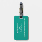 ロブスターの季節 ラゲッジタグ (裏面縦)