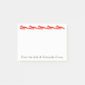 ロブスターの行の個人用設定のPOITメモ ポストイット (正面)