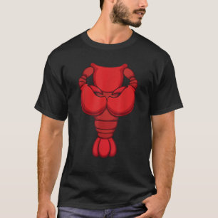 ロブスターの衣装Tシャツでハロウィーンロブスターアニメ Tシャツ