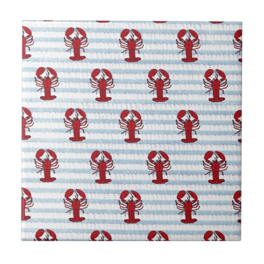 ロブスターのseersucker タイル (正面)