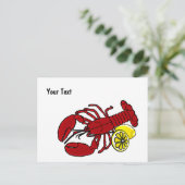 ロブスターはがき – メインロブスターはがき ポストカード (スタンド正面)