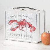 ロブスターは姓と焼けます メタルランチボックス (インサイチュ)