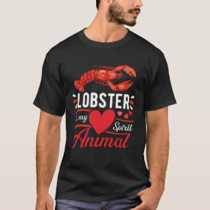 ロブスターは私の精神の動物の愛かわいいロブスター子 Tシャツ