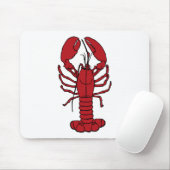 ロブスターは赤いです マウスパッド (マウス)
