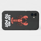 ロブスターは鍋に反対 Case-Mate iPhoneケース (裏面(横))