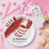 ロブスターをテーマにした誕生日パーティー ペーパープレート (パーティー)