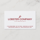 ロブスターアイコン 名刺 (裏面)