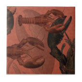 ロブスターアットプリントタイル タイル (正面)