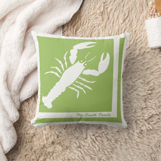 ロブスターイメパーソナライズされたージAmerican MoJo枕 クッション (ブランケット)