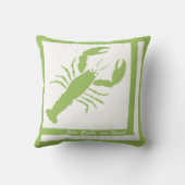 ロブスターイメパーソナライズされたージAmerican MoJo枕 クッション (裏面)