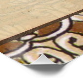 ロブスターイラストレーションアンティークメインシーフード ポスター (コーナー)