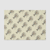 ロブスターイラストレーションアンティークメインシーフード 薄葉紙 (正面)