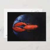 ロブスターオンティファニープレート ポストカード (正面/裏面)