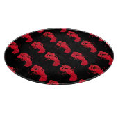 ロブスターオンブラックバックグラウンドby Marsden Hartley カッティングボード (角)