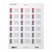 ロブスターカニ愛国大住所 シール (フルシート)