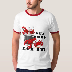 ロブスターカニ食べ!メンリンガーTシャツ Tシャツ
