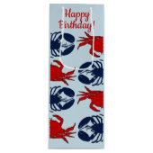 ロブスターカ男らしニカスタム大事な行事抱き枕 ワインギフトバッグ (正面)