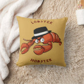ロブスターギャブ🦞目が大きく可愛い漫画ギャング クッション (ブランケット)