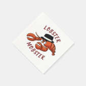 ロブスターギャブ🦞目が大きく可愛い漫画ギャング スタンダードカクテルナプキン (角)