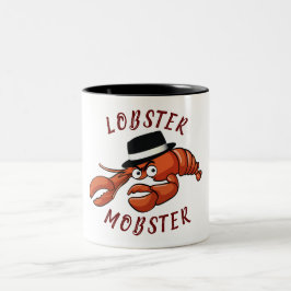 ロブスターギャブ🦞目が大きく可愛い漫画ギャング ツートーンマグカップ