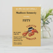 ロブスターギャブ🦞目が大きく可愛い漫画ギャング 招待状 (スタンド正面)