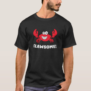 ロブスタークおもしろいラウソームシーカニガマンガロブスター Tシャツ