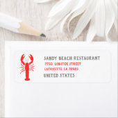 ロブスタークックアウト – パーソナライズされた ラベル (インサイチュ)