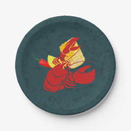 ロブスタークロウフィッシュカニ夏のパーティー ペーパープレート