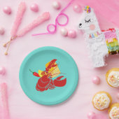 ロブスタークロフィッシュカニ煮沸パーティー ペーパープレート (パーティー)