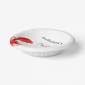 ロブスターザリガニはパーティー白を煮る ペーパーボウル (傾斜あり)