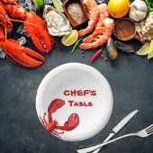 ロブスターザリガニはパーティー白を煮る ペーパーボウル