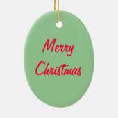 ロブスターザリガニSanta H爪、編集文字 セラミックオーナメント (裏面)