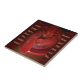 ロブスターシーフードタイル タイル (側面)