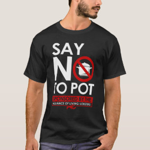 ロブスターシーフードボイルメインロブスターノーポット Tシャツ