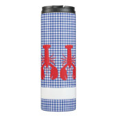 ロブスタージンガム名コースタルファミリー懇親会おもしろい タンブラー (裏面)