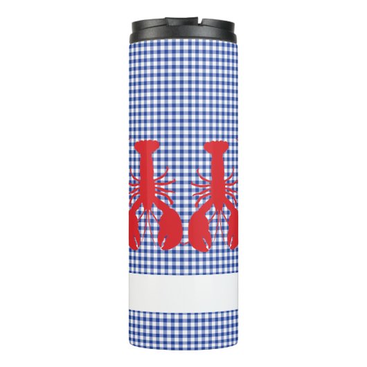 ロブスタージンガム名コースタルファミリー懇親会おもしろい タンブラー (裏面)