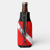 ロブスターダイブ旗 ボトルクーラー (ボトル裏面)