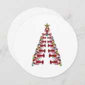 ロブスターツリーのクリスマスホリデーカード シーズンカード (正面/裏面)