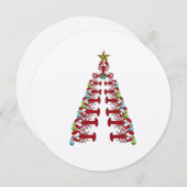 ロブスターツリーのクリスマスホリデーカード シーズンカード (正面/裏面)