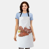 ロブスターテール エプロン (着用した状態)