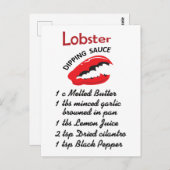 ロブスターディップソース ポストカード (正面/裏面)